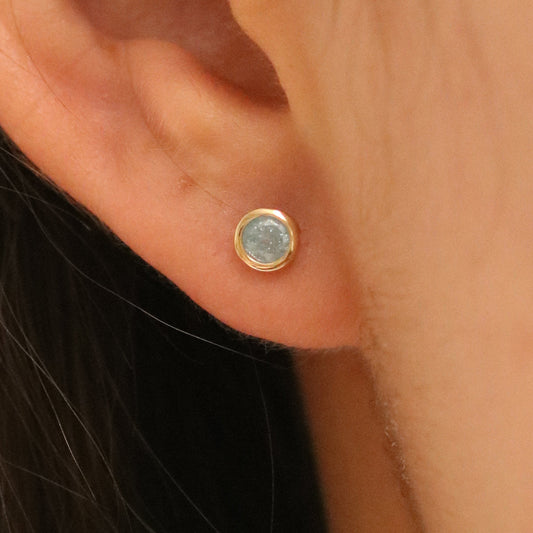 Aquamarine studs-1