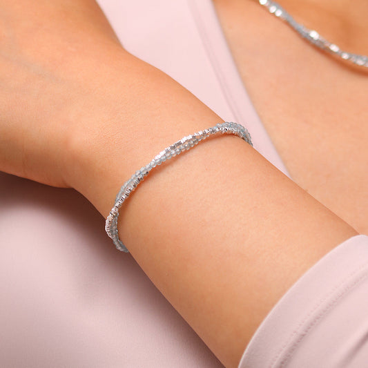 Aquamarine Layered Bracelet-1