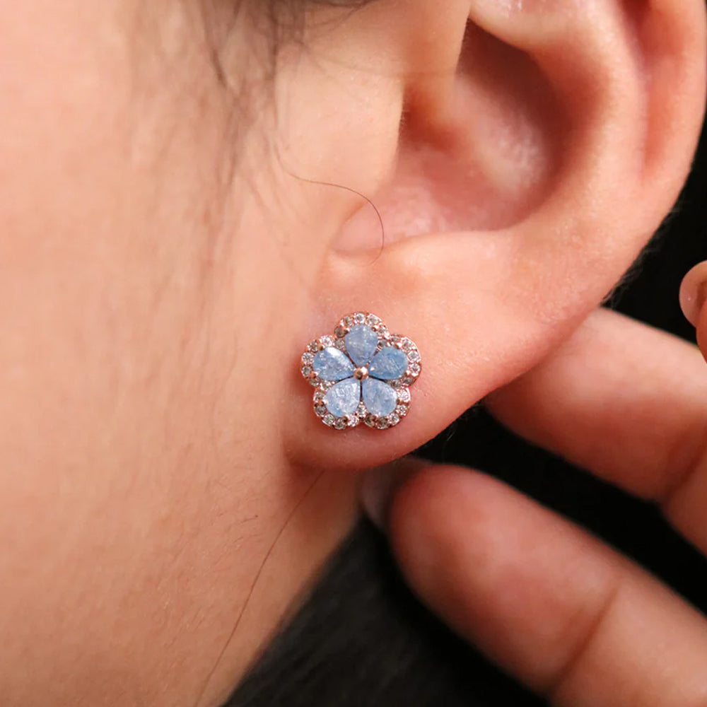 Flower earrings-2