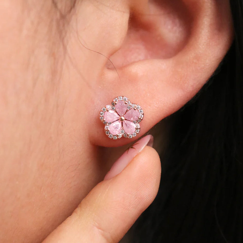 Flower earrings-0