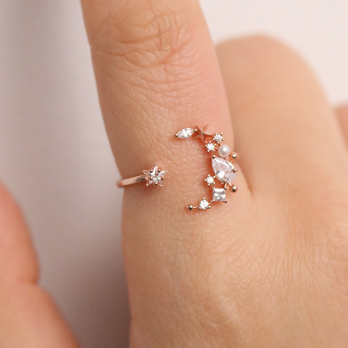 Moon star ring-4
