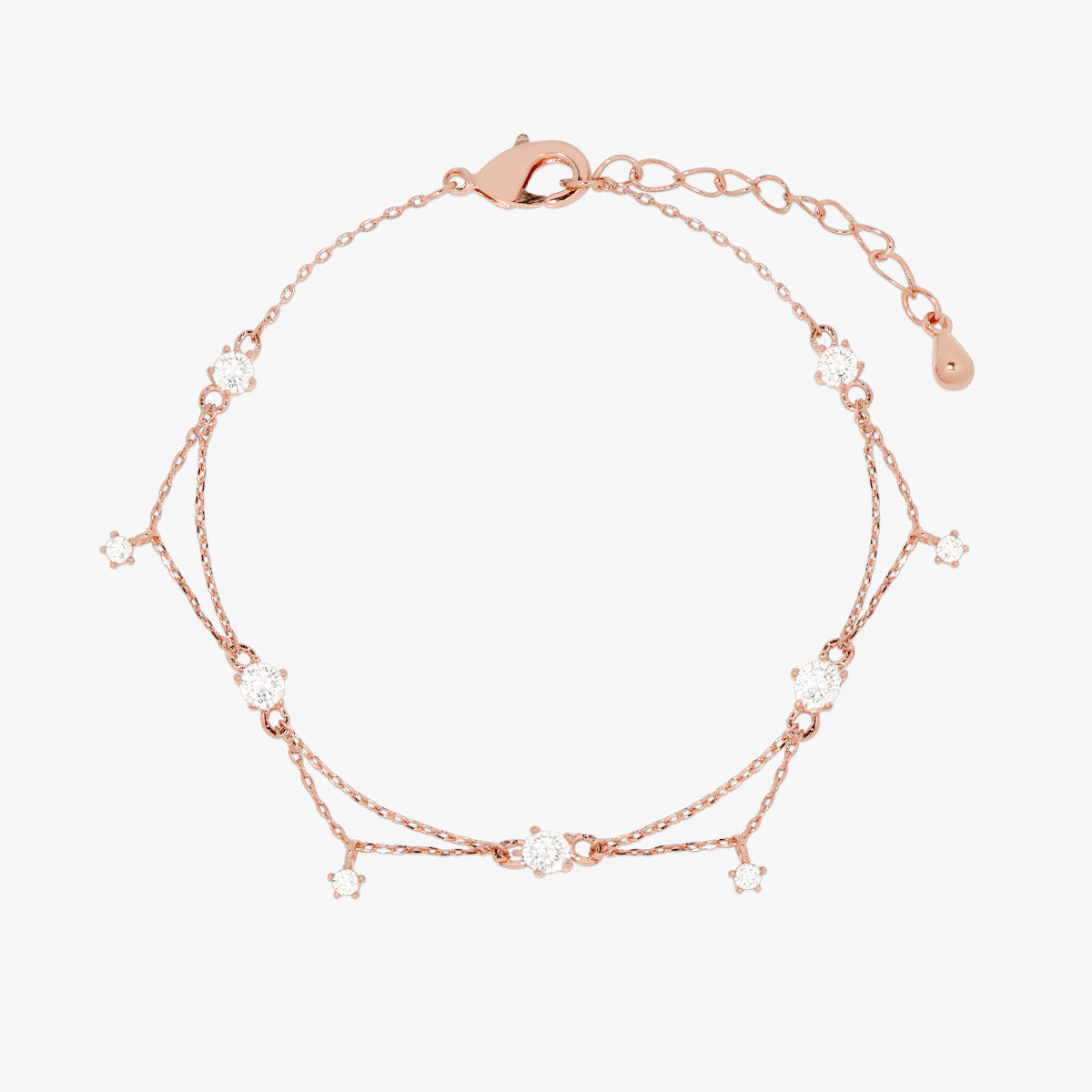 Cubic layered bracelet-5
