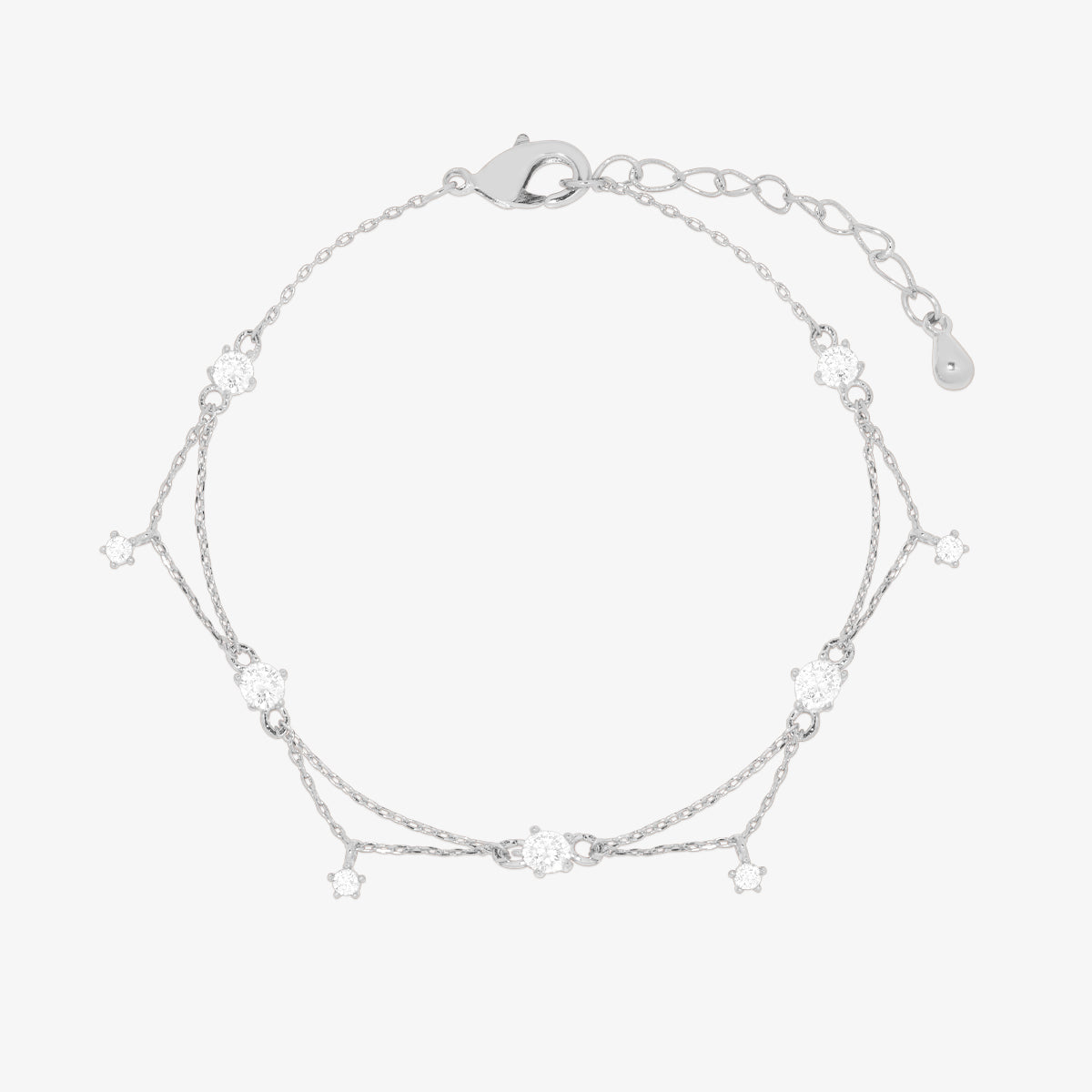 Cubic layered bracelet-4